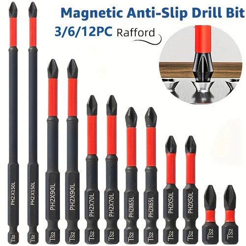 12x magnetic anti slip - magnetic, drill