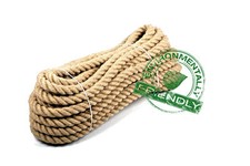 100% Pure Natural Jute Hessian Rope Cord Twisted Garden Decking 16mm Thick