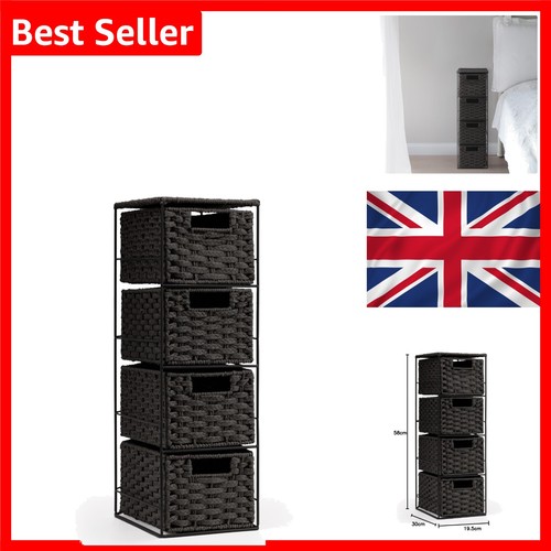 Drawer storage unit wicker - drawer, 4