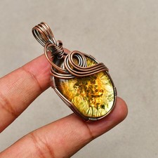 Dichroic Glass Gemstone Copper
