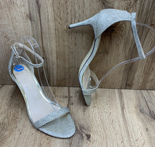 Jessica Simpson Gold Heels Stilettos JP-Endeena Style Womens Size Us 7.5M Eur 38