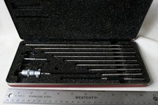 CLEAN Starrett 124M 124MBZ Inside Micrometer 50-300mm in case /made in UK