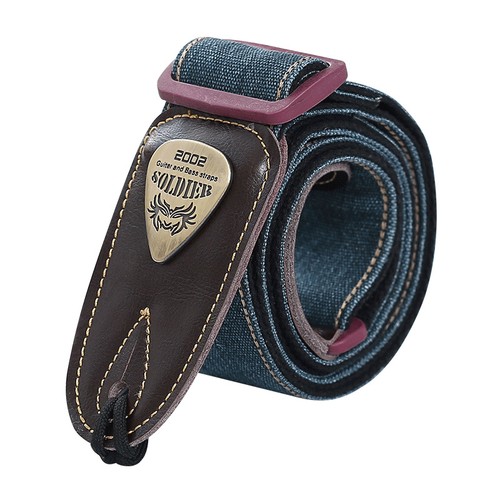Widened genuine leather end - genuine,