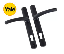 Yale Superior uPVC Door Handle Sprung Matt Black Set PZ 92mm 215mm with Fixings
