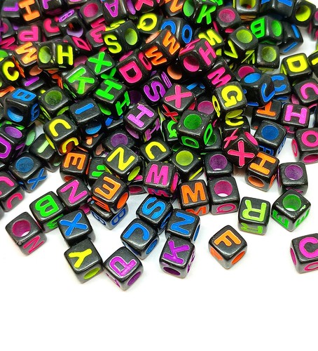 7mm cube black acrylic - cube,