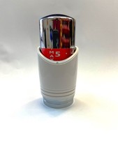 TRV Thermostatic Radiator Valve Sensor Head-fits Drayton TRV4 Body Chrome/White