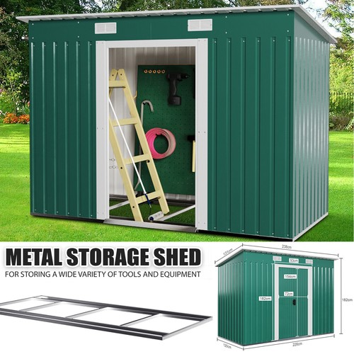 Metal garden shed 4ft - metal, 8