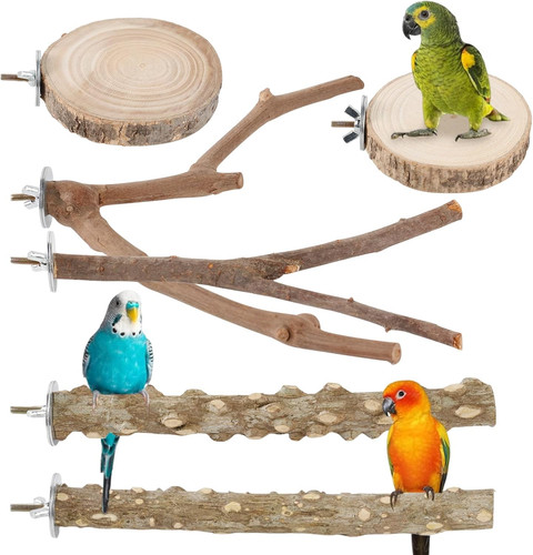 Pcs bird perches for cage - 6,