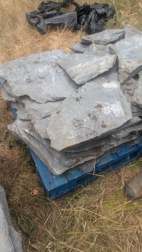 Reclaimed delabole slate slabs - reclaimed,