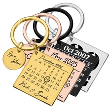 Personalised Calendar Keychain