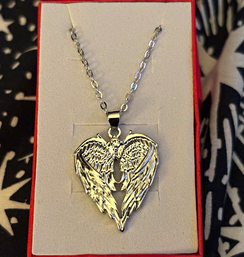 Silver plated angel - plated, wings
