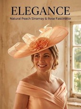 Women Floral Fascinator Hat