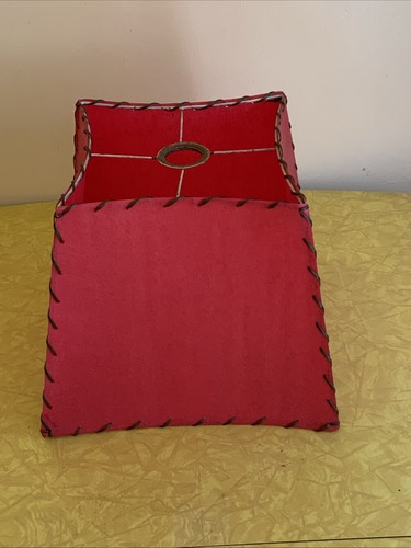 Vintage vellum fiberglass red - fiberglass,