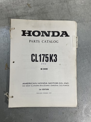 1971 honda cl175 parts - 1971,