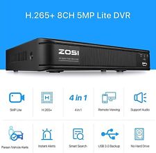 ZOSI H.265+ 5MP Lite CCTV DVR 8 CH 4-in-1 Surveillance DVR for Security Camera