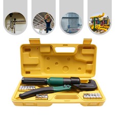 4-70mm² hydraulic wire hand crimper cable lug terminal crimping plier tool 