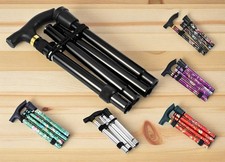 walking sticks Foldable Lightweight Aluminium Height Adjustable Mobility Cane