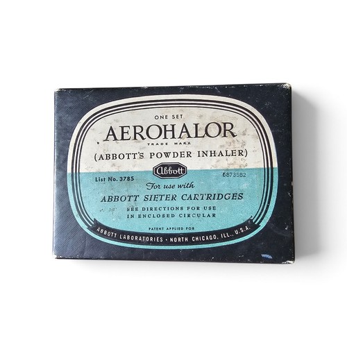 Vintage aerohalor abbott - aerohalor, abbott's