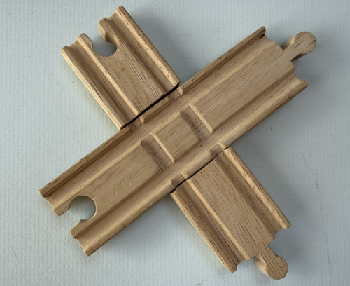 Wooden track crossing - track, for