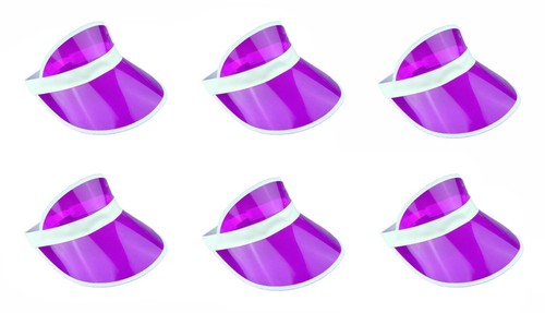 Purple neon sun visors pub - 6,
