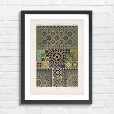 Vintage Mauresque Islamic Tile