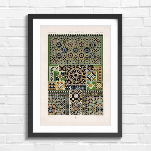 Vintage mauresque islamic tile - vintage,