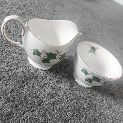 Colclough milk jug and - milk, sugar