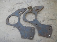 AJS Matchless 350 500 single ?? engine gearbox mounting plates USED AS FOUND