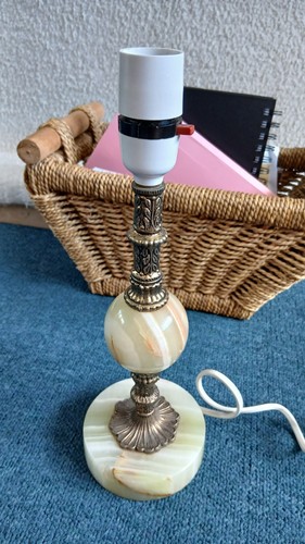 Onyx vintage table - table, lamp