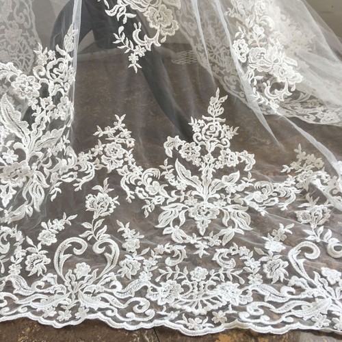 Floral bridal dress lace - floral,