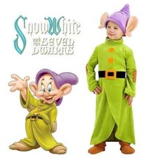 Kids Boys Dopey Costumes Disney Snow White and The Seven Dwarfs Cosplay Dopey