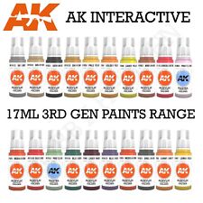 AK Interactive 3rd Gen Generation 3G Acrylic Paints  Full Range