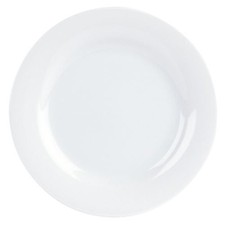 Banquet Wide Rim White Plate