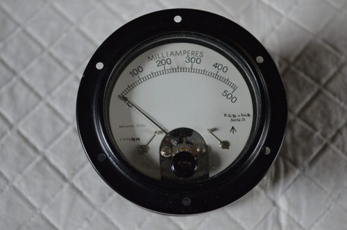 Vintage military ammeter