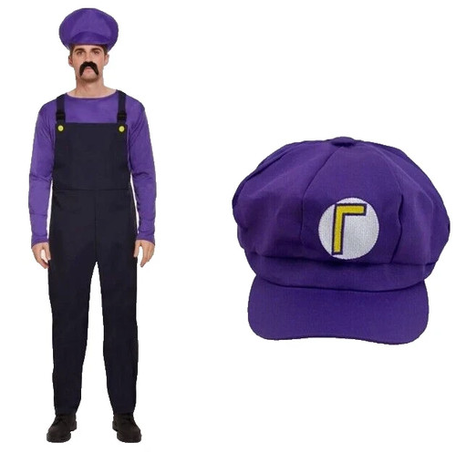 Waluigi costume hat set - costume,