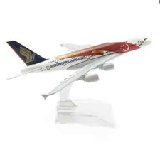 16cm A380 Airbus Red Singapore