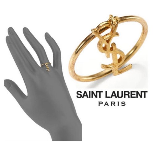 Saint laurent logo charm - saint,