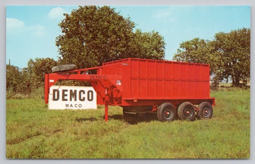 Postcard advertising demco - postcard,