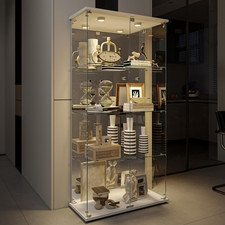 65" Glass Cabinet Display Tall