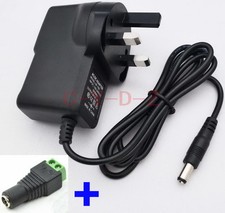 UK 5V 1A Switching Power Supply adapter AC 100-240V DC 1Amp with connector block