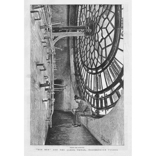 Big ben and the clock - and,