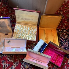 8 Vintage Empty Cutlery Cases