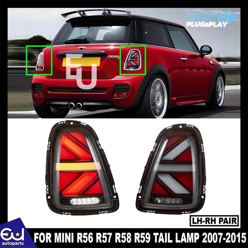 Smoked led rear tail - smoked, lamp
