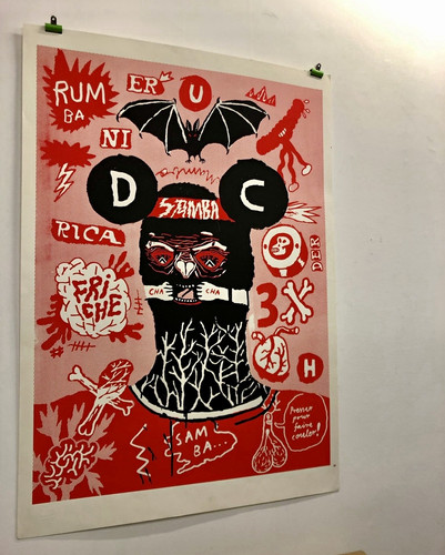 Screen print stark attila - by,