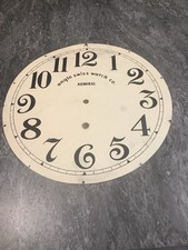 Antique Clock Face Admiral Anglo Swiss W Watch Co 12 Inch Diameter 