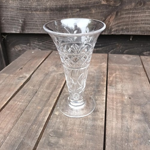 Vintage stuart crystal trumpet - vintage,