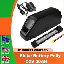 52V E-bike Battery 30AH for Samsung 250W-1800W Lithium 40A EBike Electric Motors