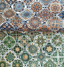 Mosaic Outdoor Canvas Fabric