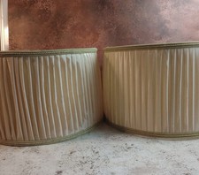 Vintage Pair Cream Pleated