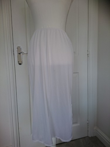 Vtg triumph white semi - vtg, sheer